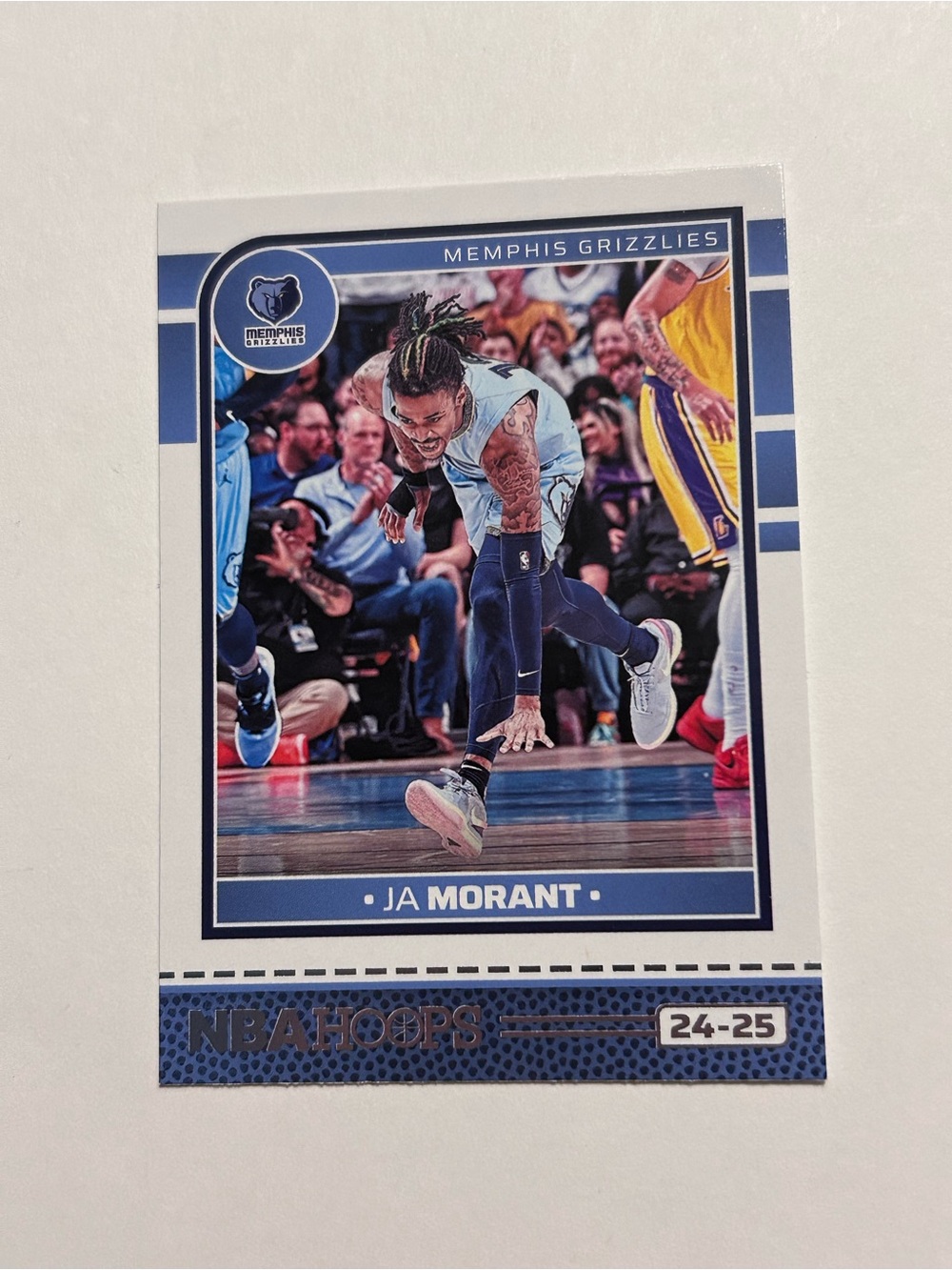 Ja Morant Memphis Grizzlies NBA Hoops Trading Card - Blue/White